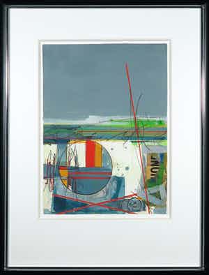 Sam Middleton - Gemengde techniek op papier, Zonder titel - Ingelijst verkocht voor € 250!