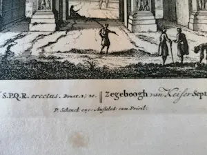 Pieter Schenk - Triomfboog van keizer Septimius Severus kopen? Bied vanaf 20!