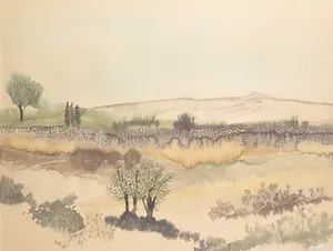 Emy van Geel-Entrop - Aquarel, Zonder titel - Ingelijst kopen? Bied vanaf 1!