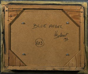 Jan Bollaert - Gemengde techniek op kaft, Blue Angel - Ingelijst kopen? Bied vanaf 50!
