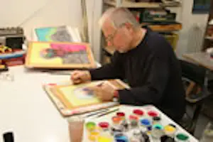 Bernhard Jäger - 'Papierflieger' lithografie kopen? Bied vanaf 1!