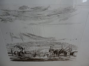 Wilfred Voet - Ets. landschap kopen? Bied vanaf 35!