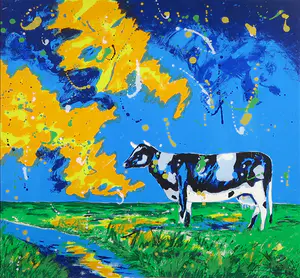 Roel Hofman - Zeefdruk, Conversation - Ingelijst kopen? Bied vanaf 20!