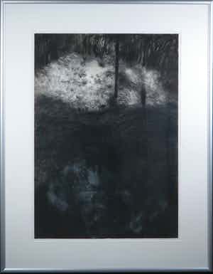 Caroline Serton - Gemengde techniek op papier, Zonder titel - Ingelijst (Groot) verkocht voor € 50!