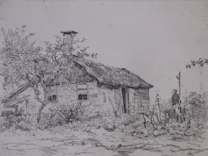 Willem Bastiaan Tholen - Boerenerf - Ets kopen? Bied vanaf 40!