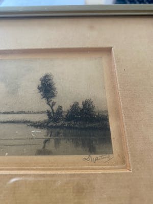 Dirk Harting - Landschap met water kopen? Bied vanaf 25!