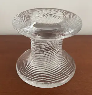 Kosta Boda - Vintage glazen kandelaar ontwerp Rolf Sinnemark kopen? Bied vanaf 20!