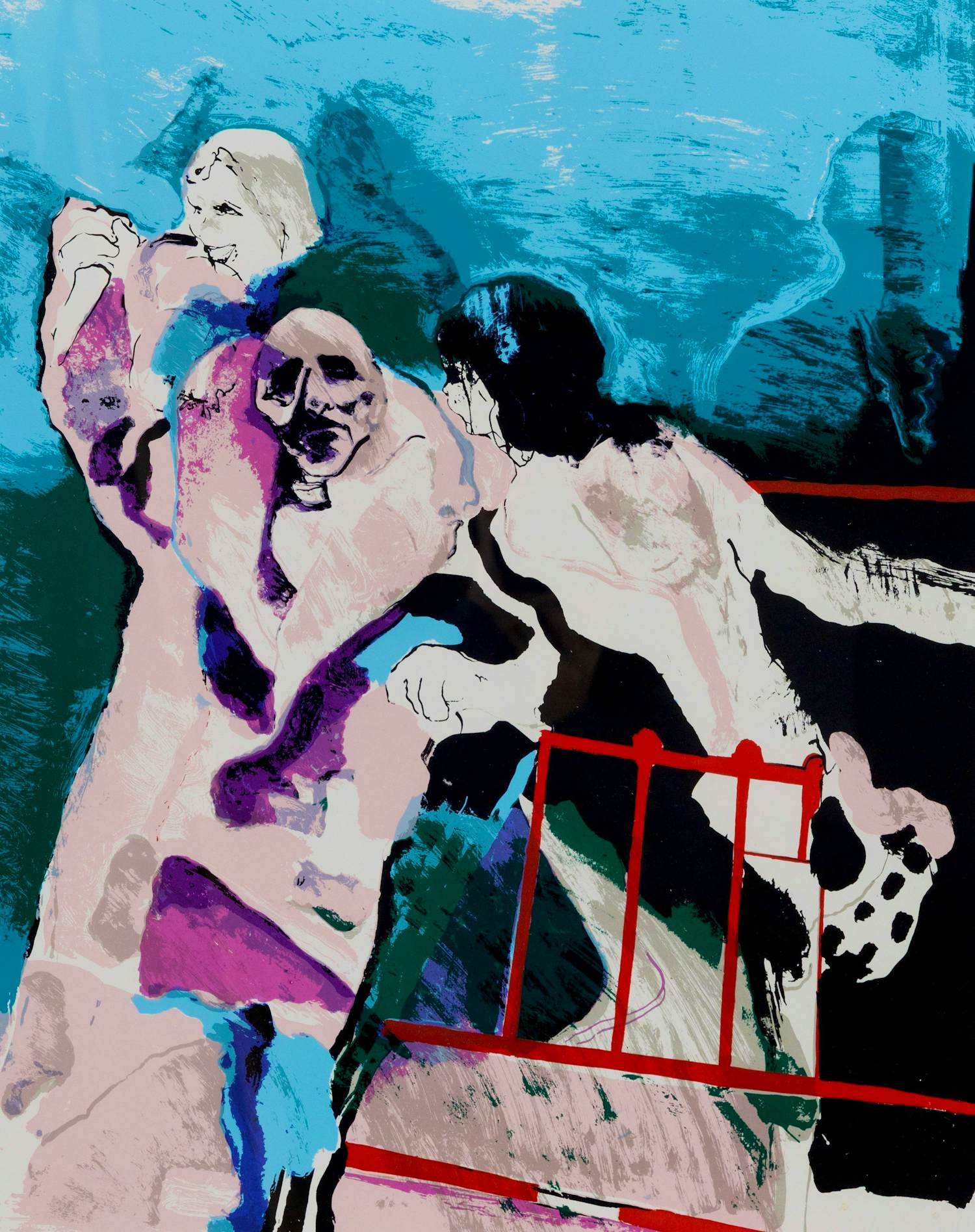 Kees van Bohemen - Ingelijste zeefdruk: 'Macbeth' - 1974 (nette lijst!) kopen? Bied vanaf 250!