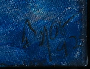 Igor Kusmirak - Olieverf op doek, Opwaaiend rokje - Ingelijst (Groot) kopen? Bied vanaf 1!