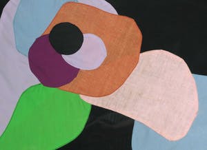 Karel Appel - Gemengde techniek - Collage van textiel, Zonder titel - Ingelijst (inclusief boek The Face of Appel, Zeer groot) kopen? Bied vanaf 1!