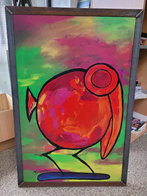 Piet Quekel - Vurige vogel. kopen? Bied vanaf 200!