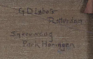 Gerrit David Labots - Sneeuwdag in park Honingen kopen? Bied vanaf 300!