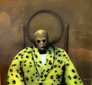Buy Onbekend - Donkere man in panterjas? Bid from 250!