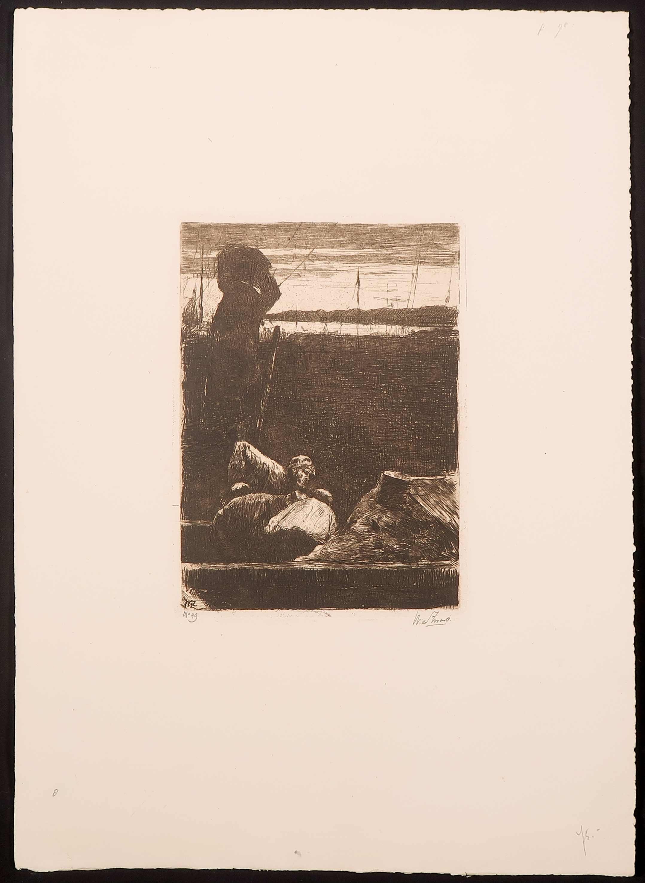 Willem de Zwart - Ets, Zonder titel kopen? Bied vanaf 20!