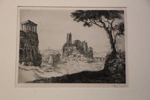 Willem Nijs - Ets: Tempels kopen? Bied vanaf 60!