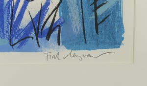 Frank Lengvenius - Zeefdruk, Onderweg - Ingelijst kopen? Bied vanaf 1!