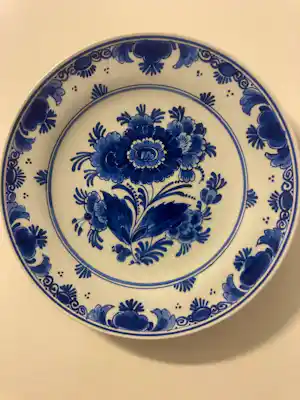 Potterie Oud Delft - Delfts blauw collectors bord, nummer 631 (Del-4). verkauft für € 20!