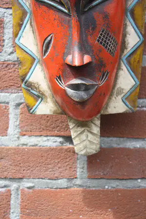 Niet of onleesbaar gesigneerd - Prachtig Afrikaans Gouro Gu Zaouli Masker (20e eeuw) kopen? Bied vanaf 1!