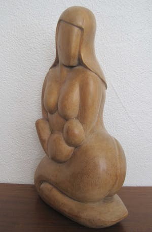 Niet of onleesbaar gesigneerd - Moeder en kind. kopen? Bied vanaf 10!