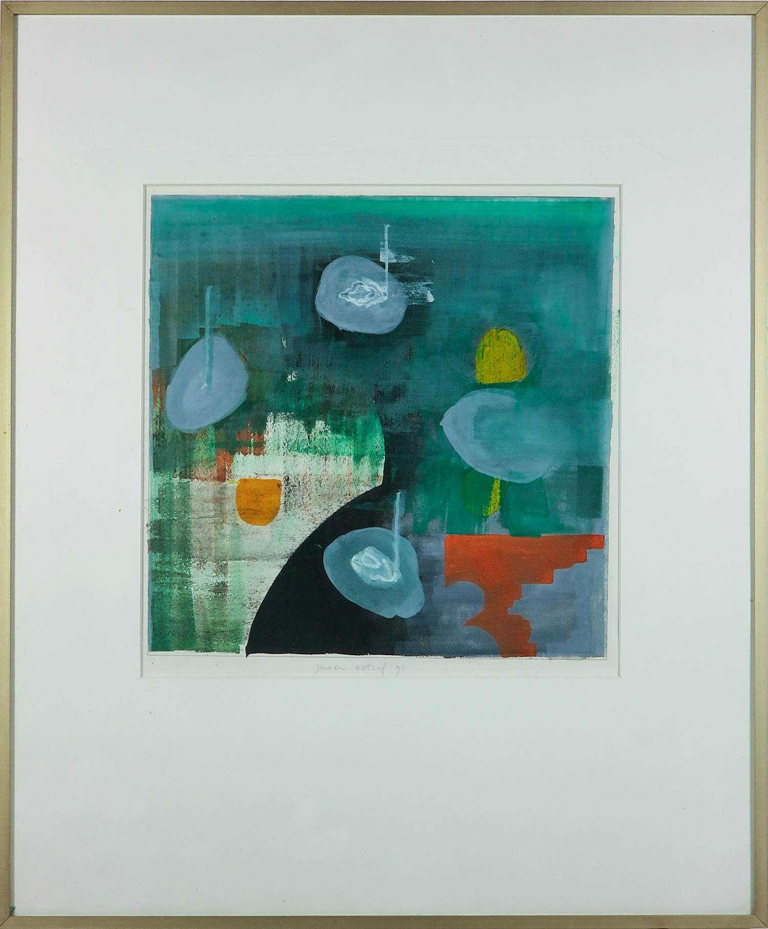 Jeroen Olthof - Gouache op papier, Primum Mobile: Universum - Ingelijst kopen? Bied vanaf 40!