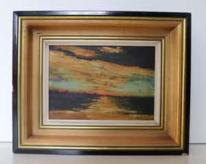 Henri Rowet - Coucher de soleil (Coxyde) verkocht voor € 60!
