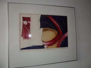 Dana Andreev - Kleurenets, Close Up - Ingelijst kopen? Bied vanaf 60!