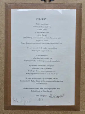 Roger Raveel - Tot het ongrijpbare kopen? Bied vanaf 295!