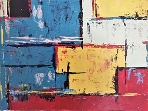 John Foppen - Multi Colours Symphony ........ # K02 . XL. GROOT. kopen? Bied vanaf 185!