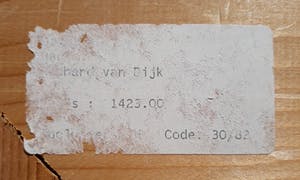 Richard van Dijk - Bospad, olieverf op doek (groot) kopen? Bied vanaf 325!