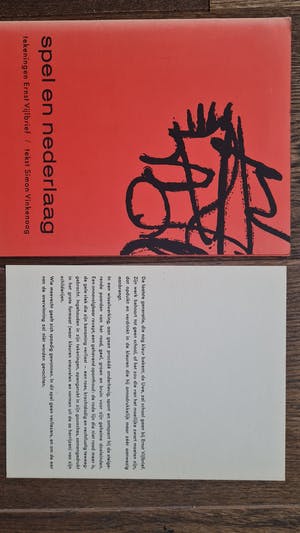Ernst Vijlbrief - spel en nederlaag – 4 ingekleurde zeefdrukken kopen? Bied vanaf 150!