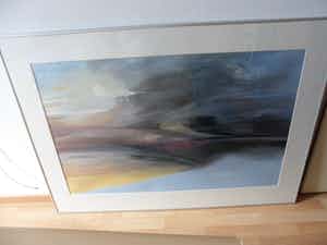 Bert Bruijn - Prachtig werk van Bert Bruijn: Gouache (groot), gesigneerd '92. verkocht voor € 40!