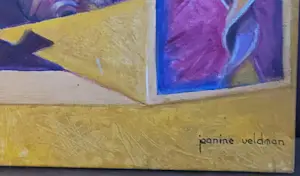 Jeanine Veldman - Abstract schilderij (Acryl op doek)k kopen? Bied vanaf 120!