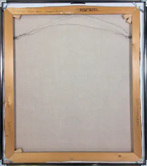 Menno Bauer - Acryl op doek, Schaduw van een regenboog - Ingelijst kopen? Bied vanaf 50!