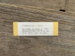 Corneille - La femme au chat I kopen? Bied vanaf 400!