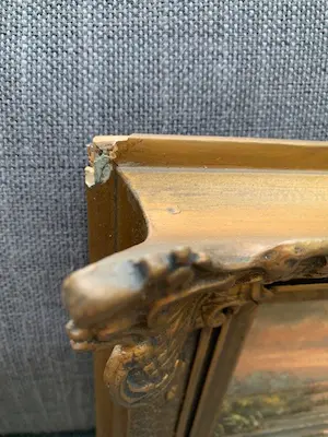 Niet of onleesbaar gesigneerd - meertje bij zonsondergang kopen? Bied vanaf 1!