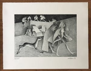 Albert Debois - Gesigneerde litho - 1984 - 91/165 kopen? Bied vanaf 1!