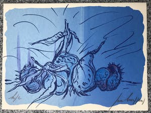 Jan Burssens - Mooie zeefdruk - 1994 - Gesigneerd - HC kopen? Bied vanaf 35!