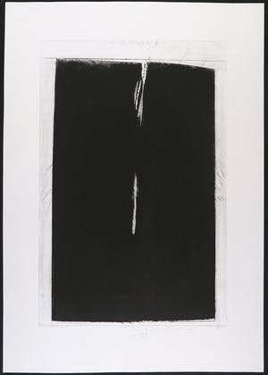 Ko Oosterkerk - Ets met droge naald, Sporen II kopen? Bied vanaf 50!