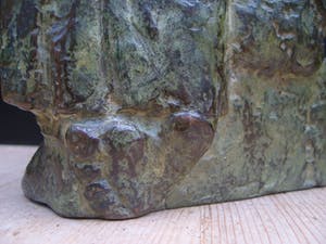 Brons (Onbekend) - Zeer bijzonder zwaar bronzen beeld. kopen? Bied vanaf 750!