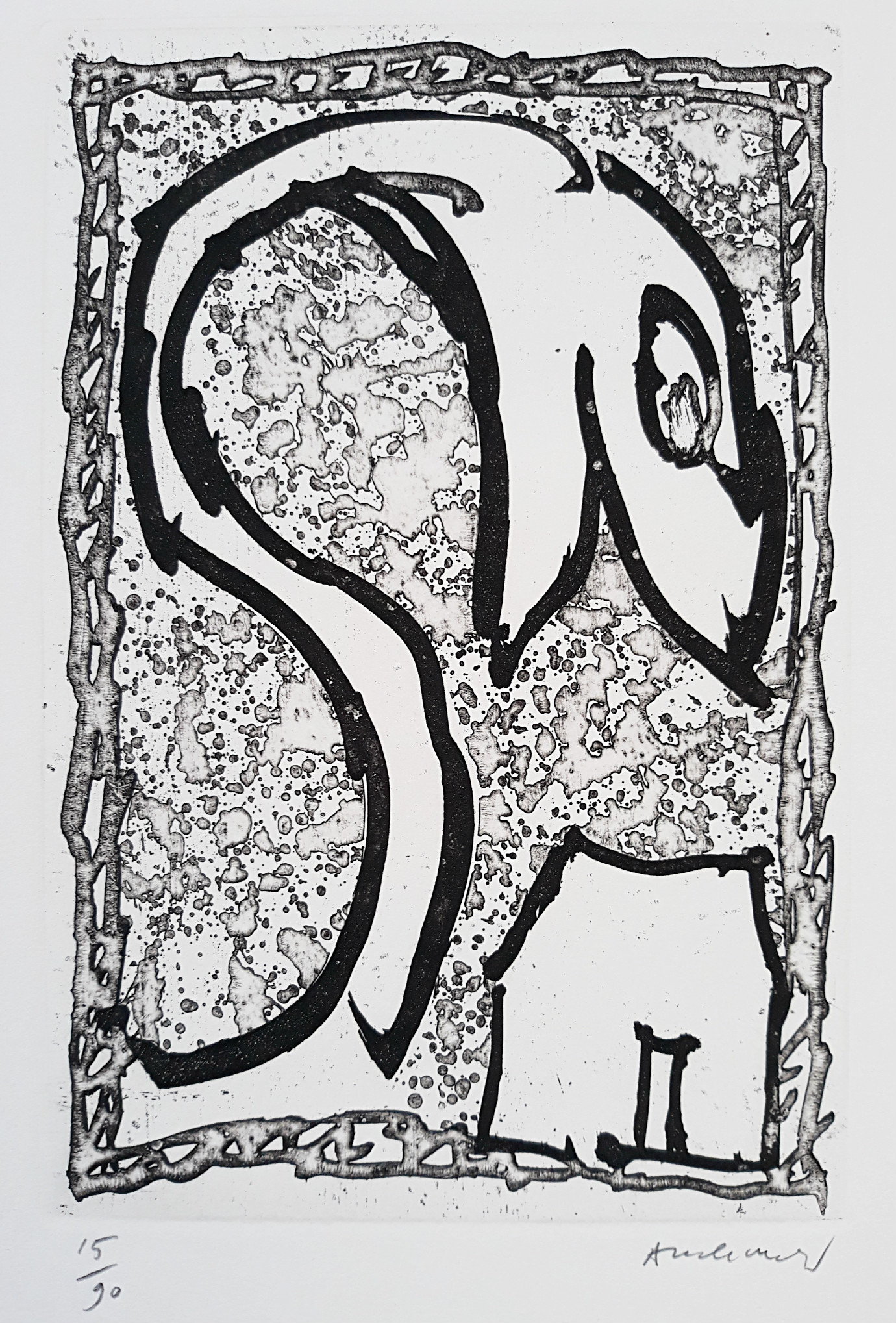 Pierre Alechinsky - Abécédaire, ets met pochoir border kopen? Bied vanaf 495!