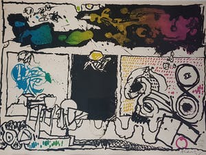 Pierre Alechinsky - Decouverte de l'ácide - litho 132/190, handgesigneerd, ingelijst kopen? Bied vanaf 750!