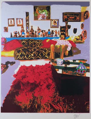 Karel Appel - Saturday uit de serie Seven Summer Days - Ingelijst kopen? Bied vanaf 1!