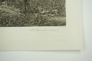 Albert Hemelman - Boerderij met put - ets kopen? Bied vanaf 50!