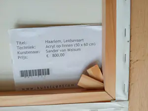 Sander van Walsum - Leidsevaart, voorjaar 2016. (Zicht op ''Het Schouwtje''.) kopen? Bied vanaf 100!