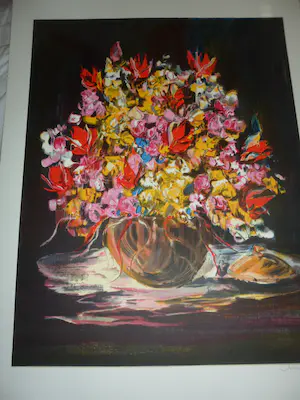 Herman Heuff - Litho. titel. "LES FLEURS MAGNIFIQUE ". kopen? Bied vanaf 35!
