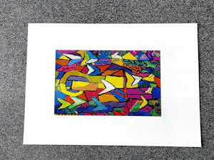 Theo Bitter - jaren 50 expressionistisch olieverf op karton - tropisch eiland - gesigneerd TB kopen? Bied vanaf 47!