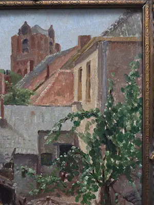 Augustinus van der Linde - Binnenplaats. Wijk bij Duurstede. kopen? Bied vanaf 59!