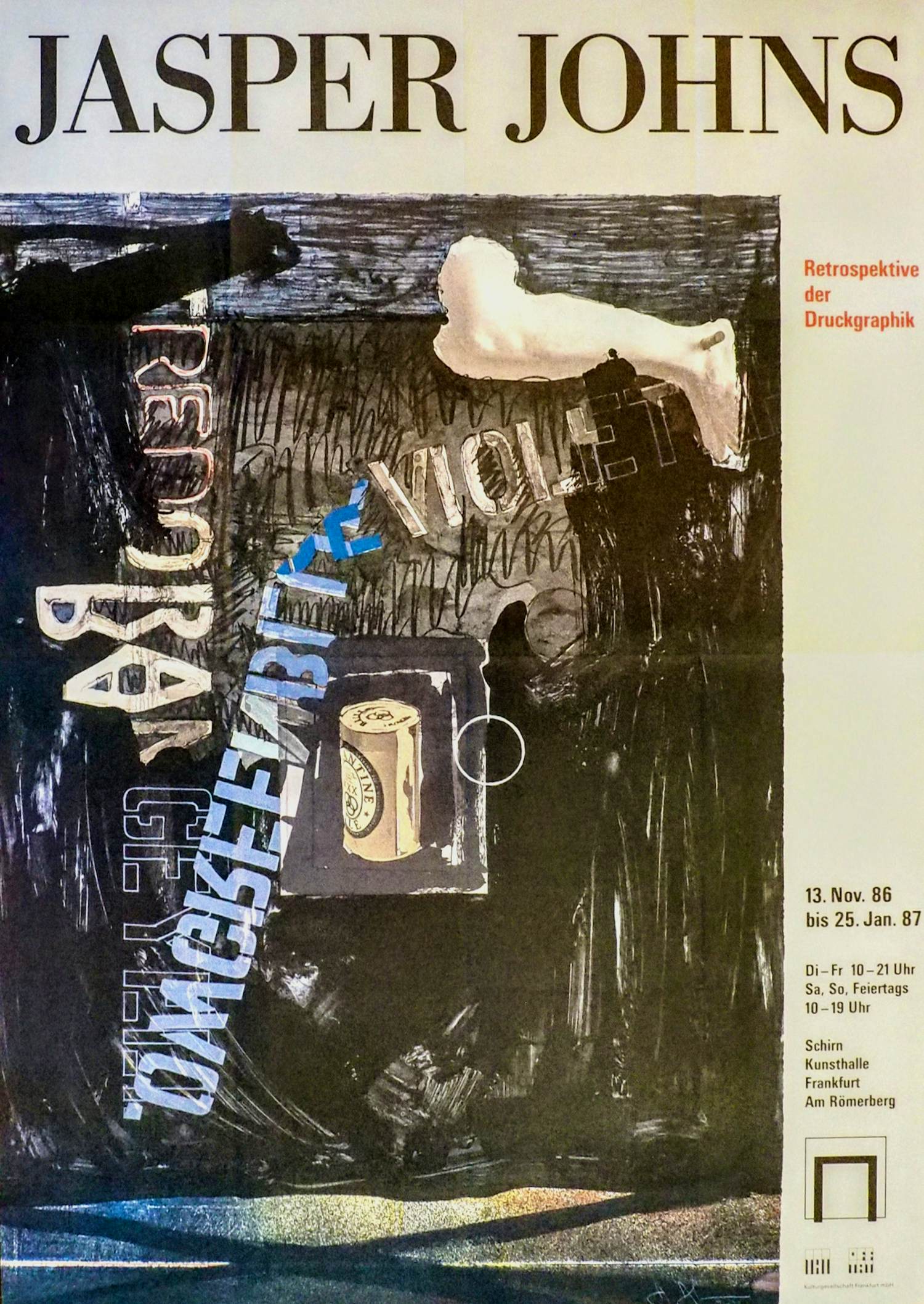 Jasper Johns - Retrospektive der Druckgraphik verkocht voor € 20!