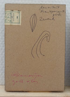 Piet Dirkx - Lat met 5 doosjes. # " ZWART" # onderdeel Biotoop, 1995, mint kopen? Bied vanaf 295!