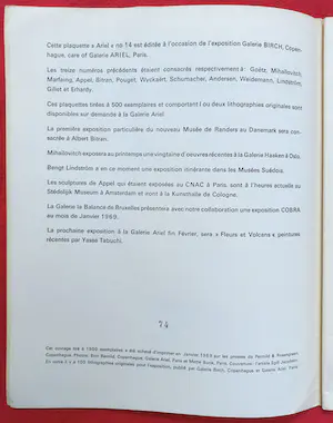 Egill Jacobsen - Ariel 14, publicatie met originele omslaglitho kopen? Bied vanaf 50!